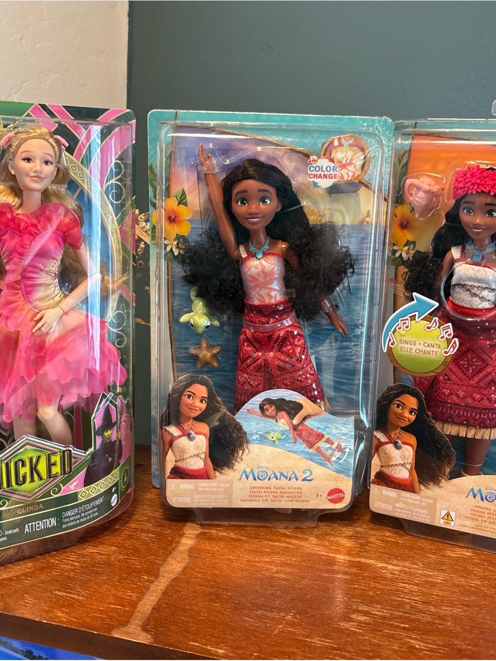Disney Moana 2 Doll in Red Outfit with Dark Hair
